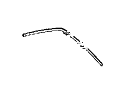 Hyundai 82860-24000 MOULDING Assembly-Front Door Frame Upper,R