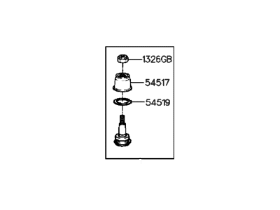 1992 Hyundai Sonata Ball Joint - 54503-31600