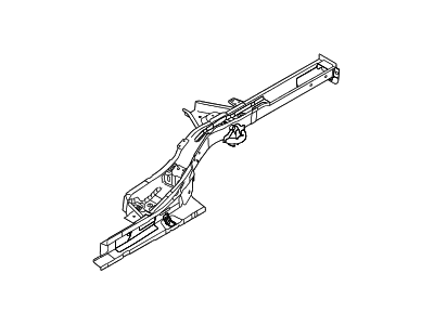 Hyundai 65710-3Y000 Member Assembly-Rear Floor Side,LH