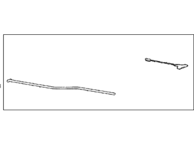 1994 Hyundai Excel Fuel Door Release Cable - 81590-24000