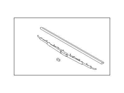 Hyundai 98350-25600 Wiper Blade Assembly,Driver