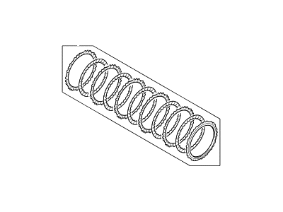 Hyundai 45575-3D600 Disk Set-Engine Clutch