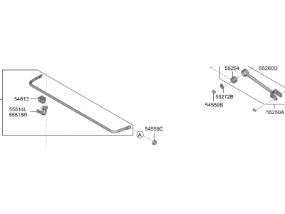 Hyundai Sway Bar Kit - 55510-IB000