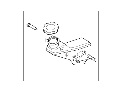 Hyundai 58511-F2000 Reservoir-Master Cylinder