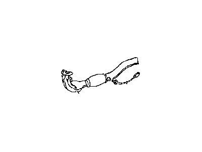 1992 Hyundai Elantra Exhaust Pipe - 28600-28200