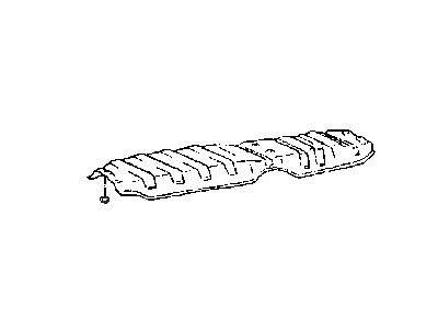 1992 Hyundai Elantra Exhaust Heat Shield - 28798-28000