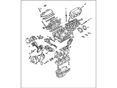 Hyundai 21101-35A10 Engine Assembly-Sub