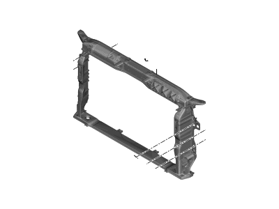 Hyundai Veloster N Radiator Support - 64101-K9050