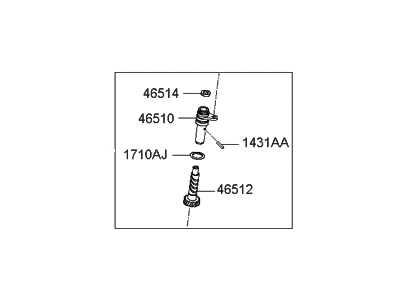 Hyundai 43621-28050 Sleeve Assembly-Speedometer