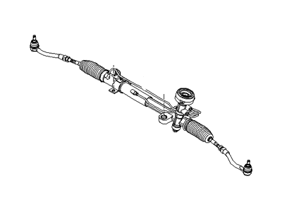 2011 Hyundai Accent Rack And Pinion - 57700-1E100