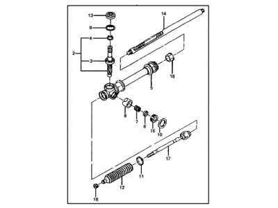 Hyundai Excel Rack And Pinion - 56500-21010