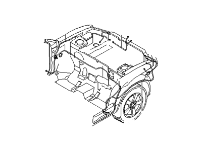 Hyundai 91203-2E860 Wiring Assembly-Engine RH