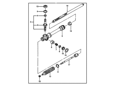 Hyundai Excel Rack And Pinion - 56500-21110