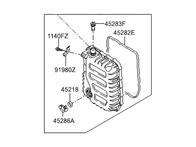 Hyundai 45280-26100 Cover-Valve Body