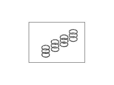 1996 Hyundai Sonata Piston Ring Set - 23040-33150