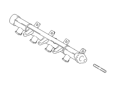 2002 Hyundai Accent Fuel Rail - 35304-26700