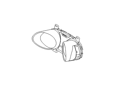 Hyundai 94011-2V330-RDR Cluster Assembly-Instrument