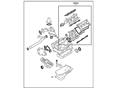 Hyundai 20910-37A00 Gasket Kit-Engine Overhaul