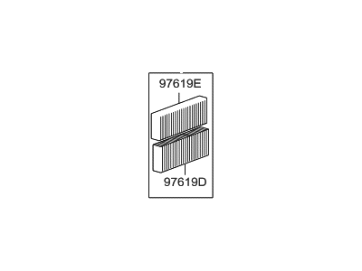 Hyundai 97619-3D000 Air Filter