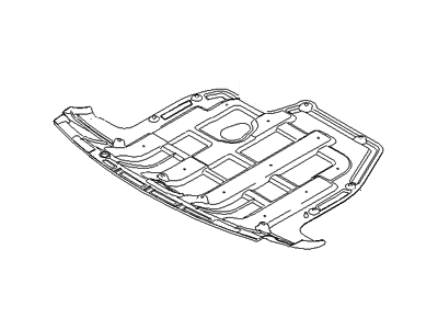 Hyundai 29110-2B100 Panel Assembly-Under Cover