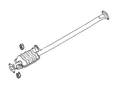 2009 Hyundai Tucson Exhaust Pipe - 28650-2E401