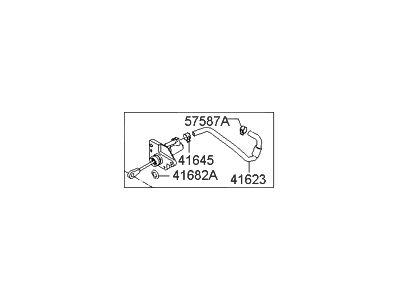 Hyundai 41605-3K100 Clutch Master/Cylinder & Hose