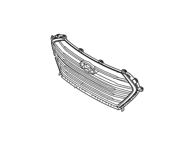 Hyundai 86350-F3300 Front Bumper Grille