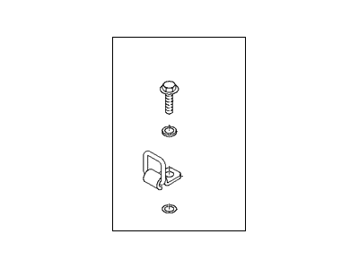 Hyundai 89891-1P000 Holder Assembly-Child Rest Hook