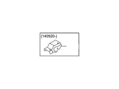 Hyundai 43176-32050 Bracket-Roll Support,Rear