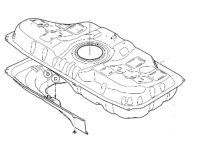 2020 Hyundai Elantra GT Fuel Tank - 31150-G3500