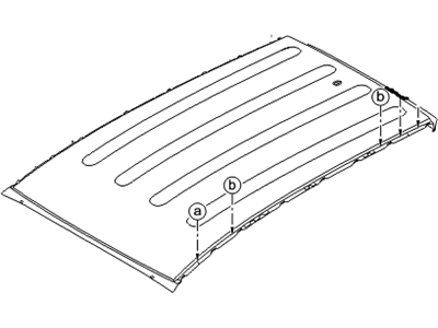 Hyundai 67111-D3000 Panel-Roof