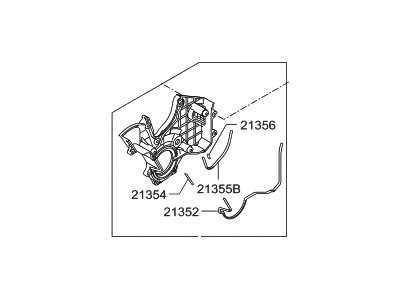 Hyundai 21350-3E000 Cover Assembly-Timing Belt Lower