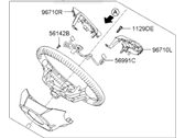 Genuine Hyundai 56110-2S000-MBS Steering Wheel Assembly Genuine Hyundai 56110-2S000-MBS Steering Wheel Assembly