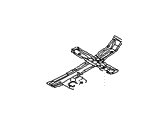 Hyundai 65517-1E210 BRACKET ASSEMBLY-REAR TOWING HOOK