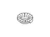 Hyundai 55341-3K000 PAD-REAR SPRING,UPPER