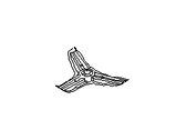 Hyundai 65577-4R000 REINFORCEMENT SPARE TIRE CARRIER