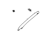 Hyundai 85820-3Q000-TX TRIM ASSEMBLY-FRONT PILLAR RH