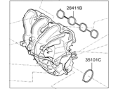 Hyundai 28310-2B760 MANIFOLD ASSEMBLY-INTAKE