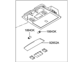 Hyundai 92800-2C500-QS Overhead Console Lamp Assembly