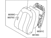 Hyundai 88300-2H000-AAN BACK ASSEMBLY-FRONT SEAT DRIVER