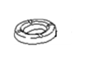 Hyundai 55341-4D000 Rear Spring Pad,Upper