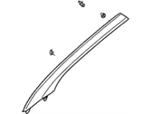 Hyundai 85820-A5200-TX TRIM ASSEMBLY-FRONT PILLAR RH