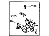 Hyundai 35103-32510 BRACKET KIT-THROTTLE BODY CONNECTOR
