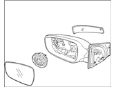 Hyundai 87610-A5390 MIRROR ASSEMBLY-OUTSIDE REAR VIEW,LH