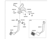 Hyundai Accent Brake Pedal - 32800-1R100 Pedal Assembly-Brake