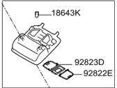 Hyundai 92800-2H000-8M Overhead Console Lamp Assembly