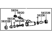 Hyundai Excel Wheel Cylinder - 58330-23300 Cylinder Assembly-Wheel