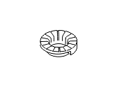 Hyundai 55341-3S000 Rear Spring Pad,Upper