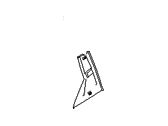 Hyundai 83270-3J000 GARNISH ASSEMBLY-REAR DOOR REAR FRAME,LH