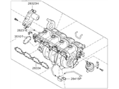 Hyundai 28310-2GGA0 MANIFOLD ASSEMBLY-INTAKE